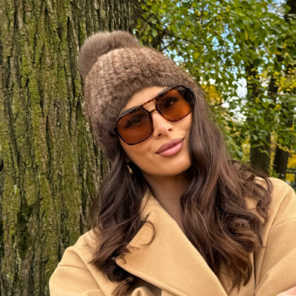 Pletena kapa od nerca - Pastel